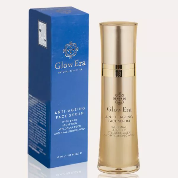 Glow Era Anti-Aging Serum Gesicht mit Schneckenschleim 30 ml