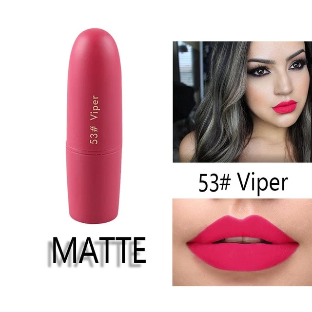 MISS ROSE Lipstick Matte Waterproof Nutritious 25 Colors Easy to Wear Lipstick Long Lasting Lips Makeup kyliejenner lipstick