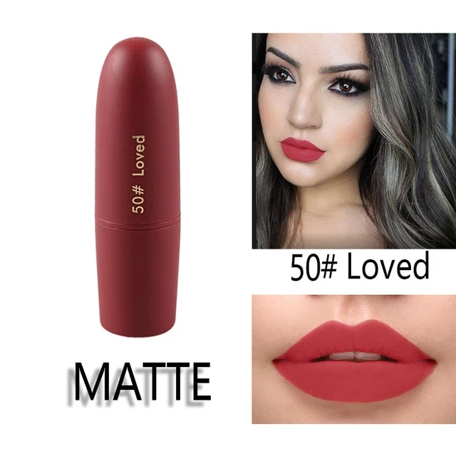 MISS ROSE Lipstick Matte Waterproof Nutritious 25 Colors Easy to Wear Lipstick Long Lasting Lips Makeup kyliejenner lipstick