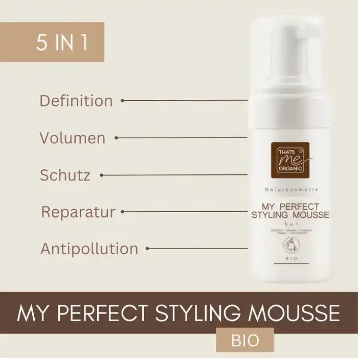 Haarschaum - My perfect Styling Mousse 5 in 1 alkoholfrei Bio-Naturkosmetik 150ml