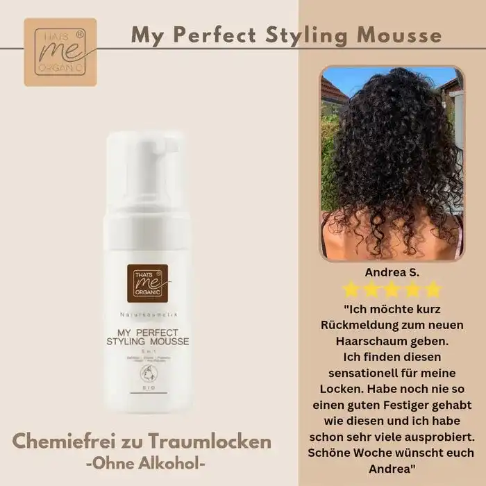 Haarschaum - My perfect Styling Mousse 5 in 1 alkoholfrei Bio-Naturkosmetik 150ml