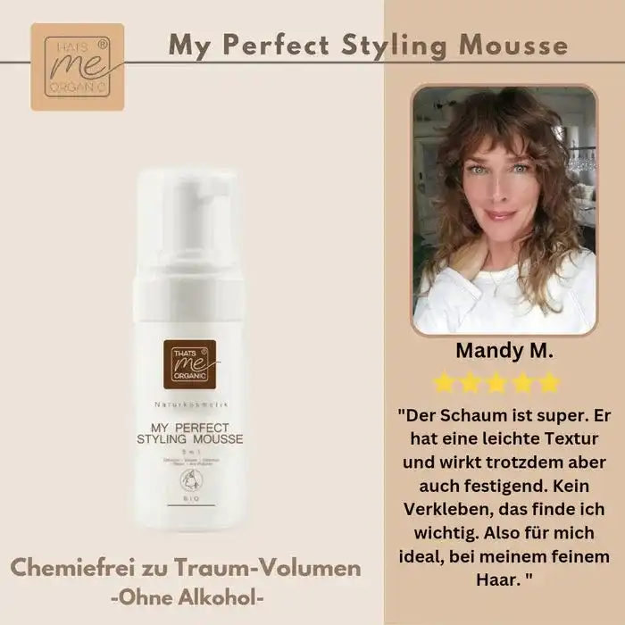 Haarschaum - My perfect Styling Mousse 5 in 1 alkoholfrei Bio-Naturkosmetik 150ml