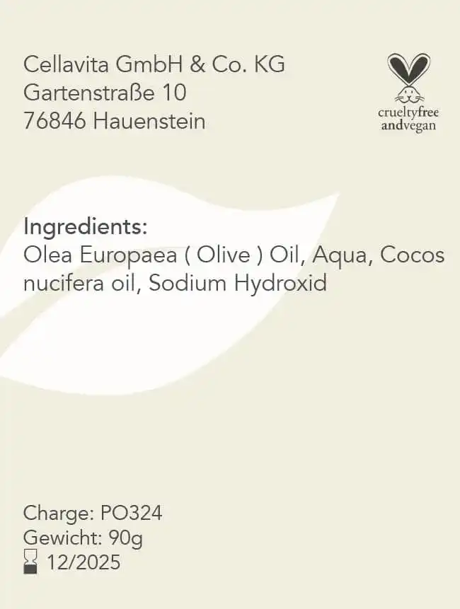 CellaPure Pure Olivenöl-Seife