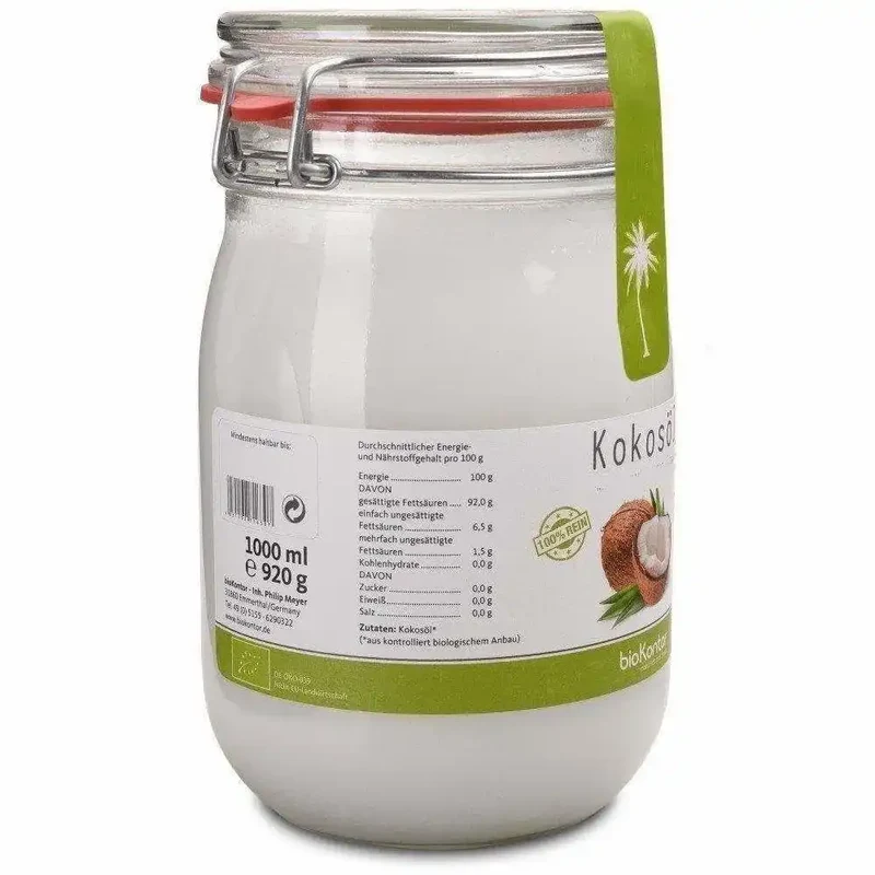 Bio Kokosöl nativ kaltgepresst 1000ml