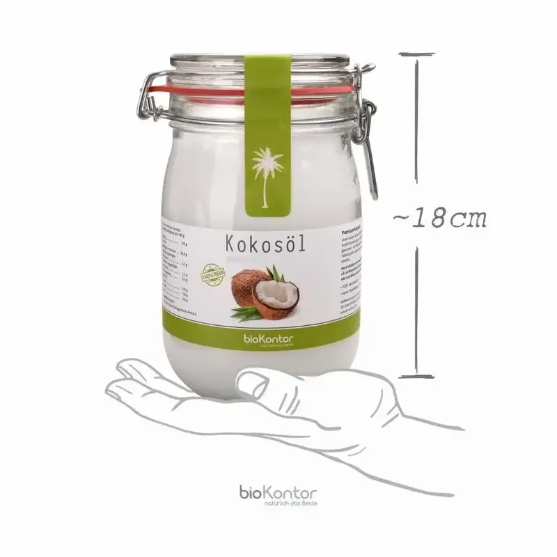 Bio Kokosöl nativ kaltgepresst 1000ml