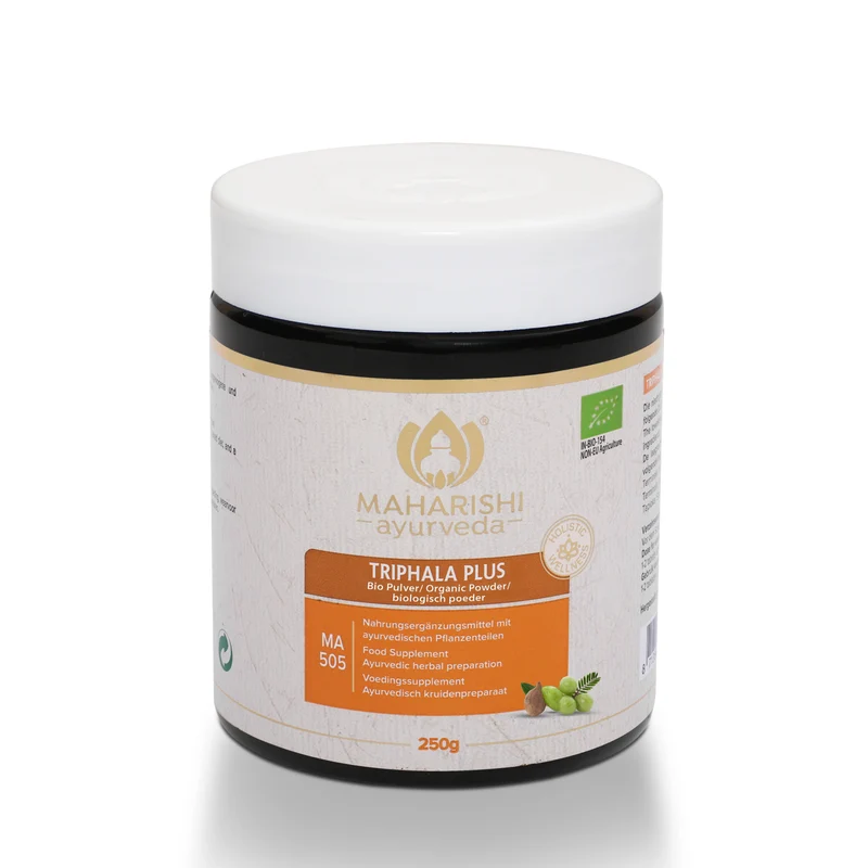 Triphala Plus Pulver (Bio) 250g MA 505 – Ayurveda Nahrungsergänzung