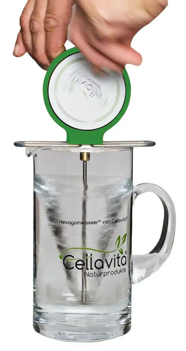 Hexagonwasser®-Wirbler Set (Hand)