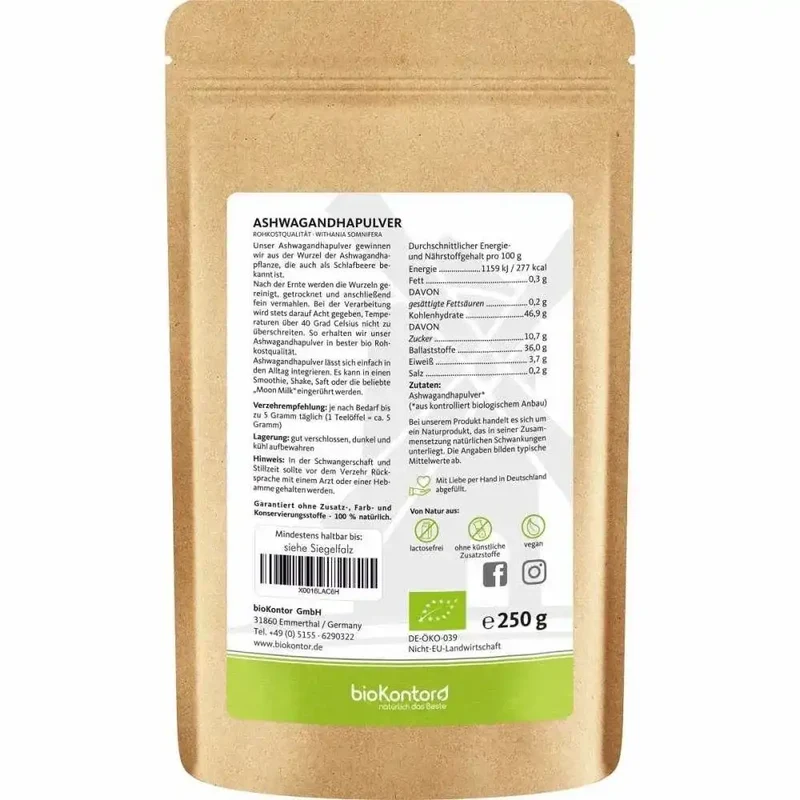 Bio Ashwagandhapulver