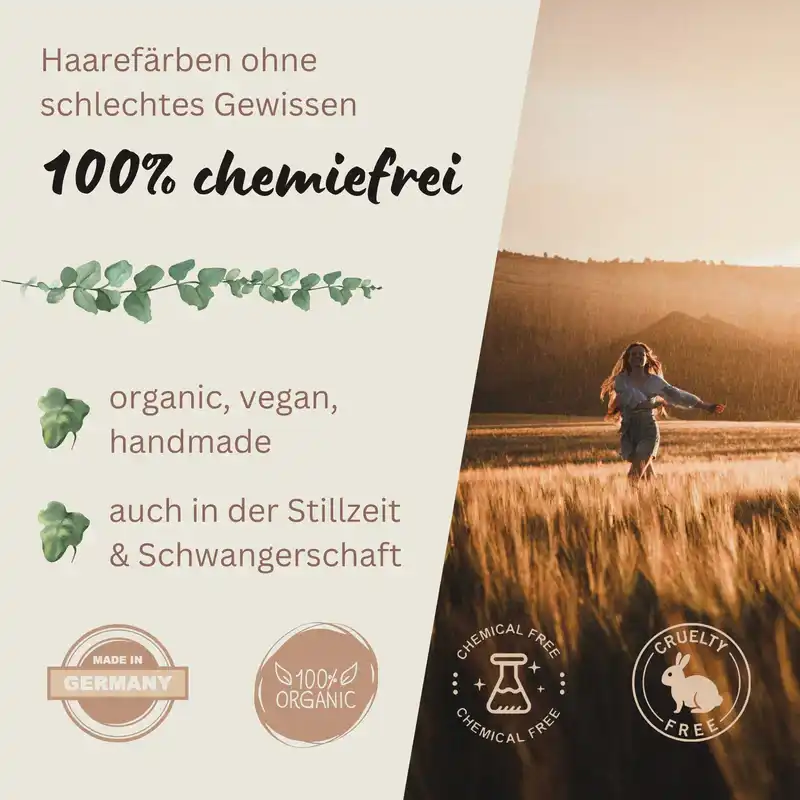 Profi-Pflanzenhaarfarbe kühles Summer-Blond "cool summer blond in 2-Steps" 2x 90g Nachfüllpacks