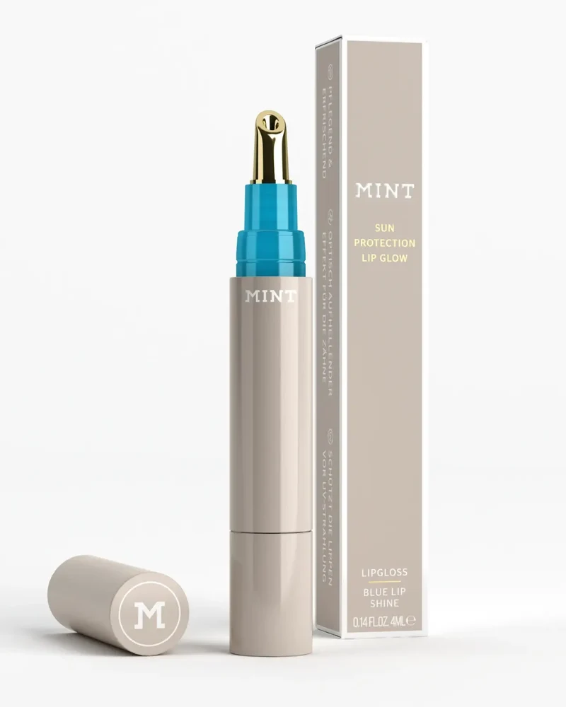 MINT BLUE LIP SHINE SUN PROTECTION LIP GLOW