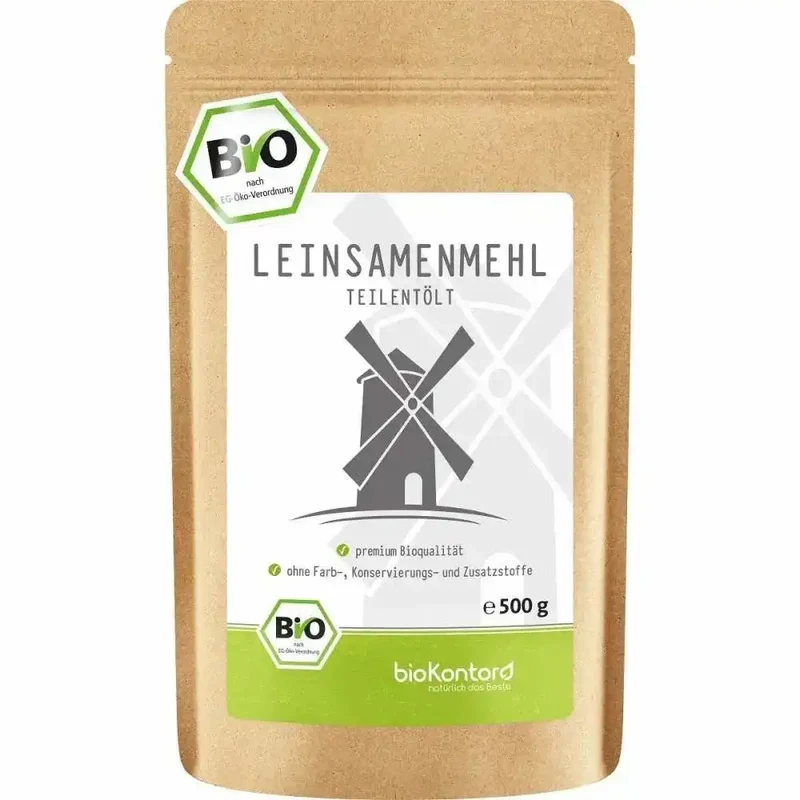 Bio Leinsamenmehl teilentölt 500g