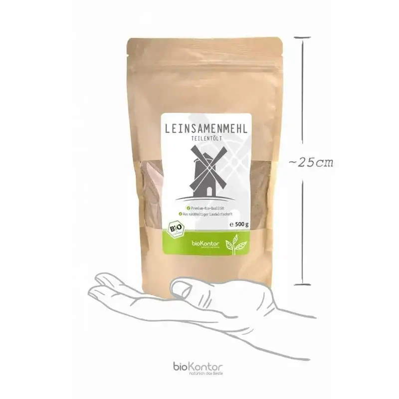 Bio Leinsamenmehl teilentölt 500g