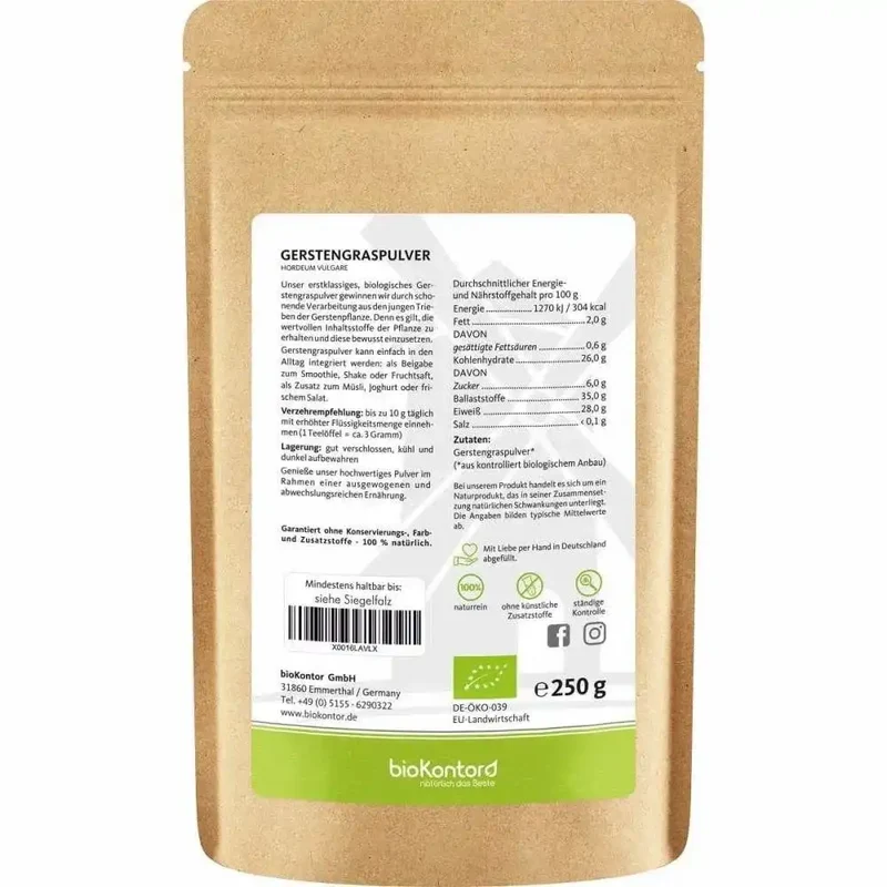 Bio Gerstengraspulver