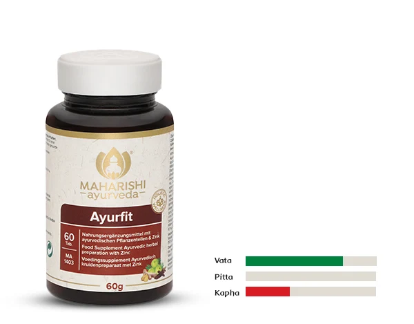 AyurFit MA 1403 – Ayurveda Nahrungsergänzung mit Kräutern & Zink