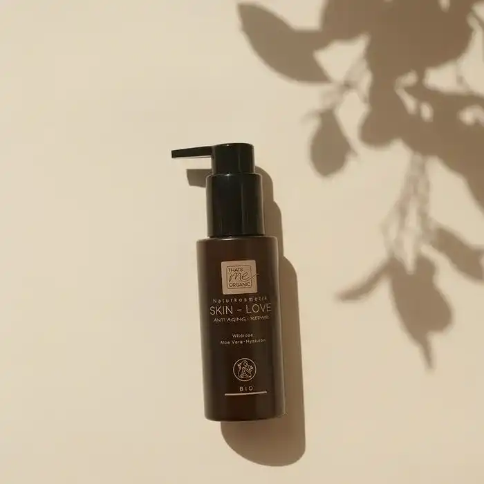 SKIN-LOVE - Wildrosen Serum mit Aloe Vera & Hyaluron Bio-Naturkosmetik 100m