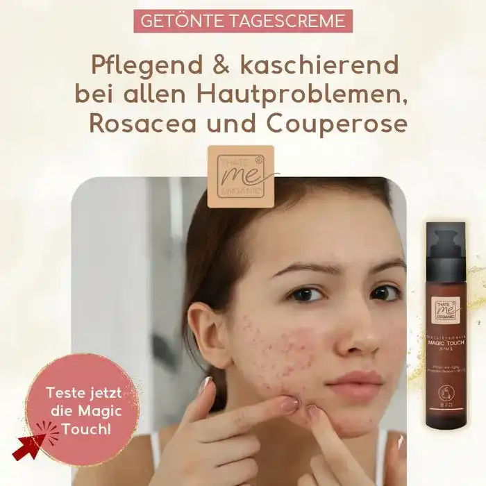Magic-Touch getönte BIO-Tagescreme Slow Aging 50ml im Glas (vegan)