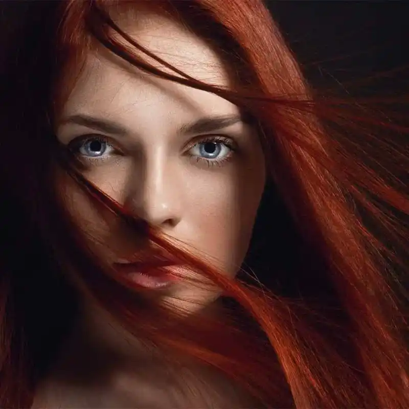 Profi-Pflanzenhaarfarbe SET "warmes Rubin-Rot - warm rubin red"
