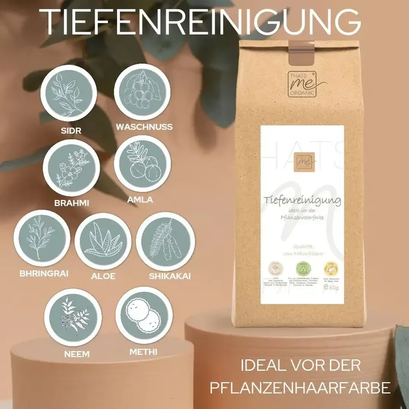 BIO-Tiefenreinigung - Die ideale Vorbehandlung vor Deiner Pflanzenhaarfarbe 90g