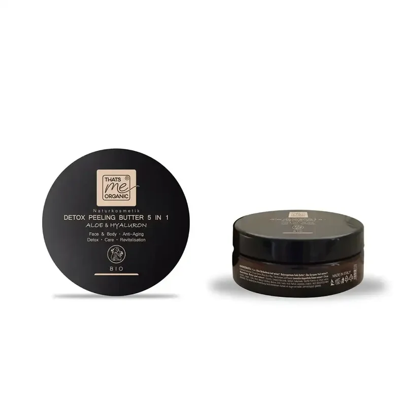 BIO-DETOX PEELING BUTTER Aloe 5 in 1 - 200ml Naturkosmetik