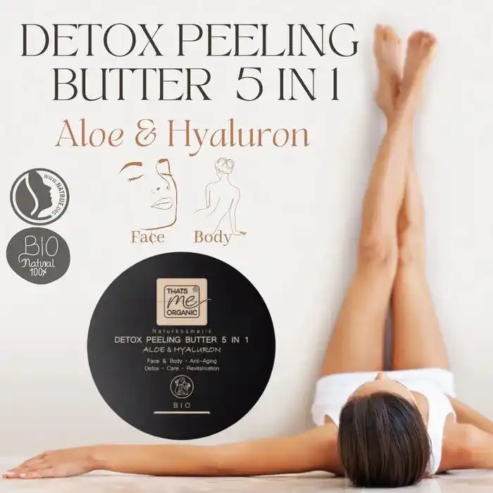BIO-DETOX PEELING BUTTER Aloe 5 in 1 - 200ml Naturkosmetik