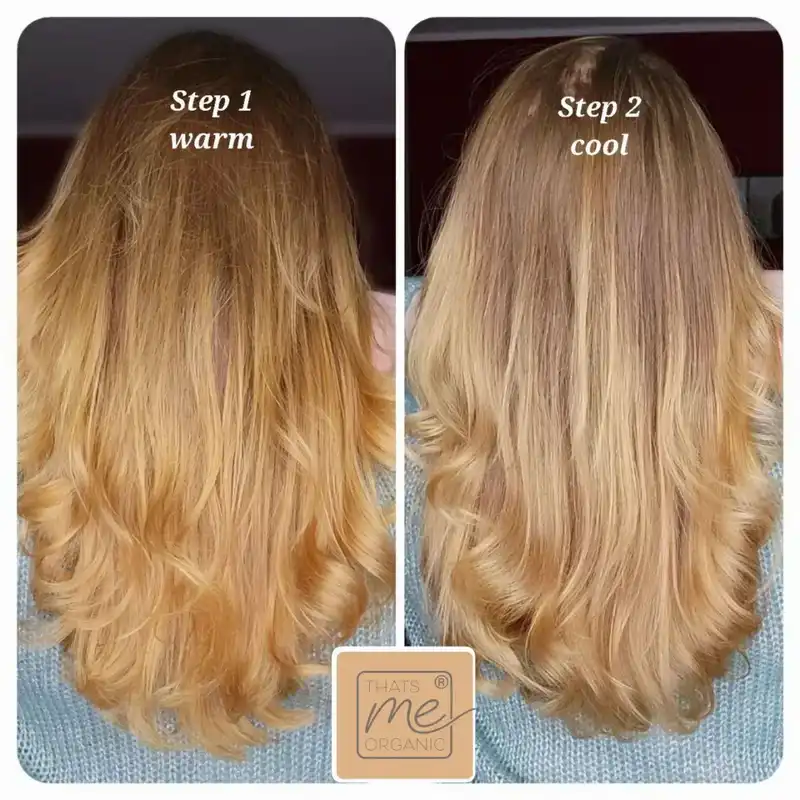 Profi-Pflanzenhaarfarbe SET kühle farblose Volumen-Glanz-Haarpackung "cool shiny hair pack"