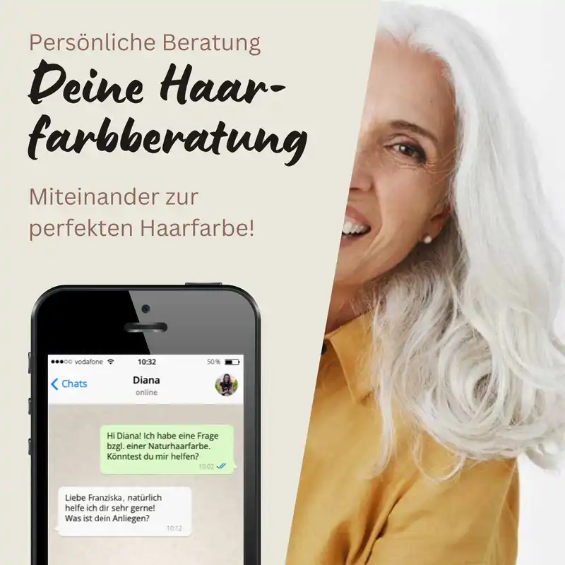 Profi-Pflanzenhaarfarbe SET kühle farblose Volumen-Glanz-Haarpackung "cool shiny hair pack"