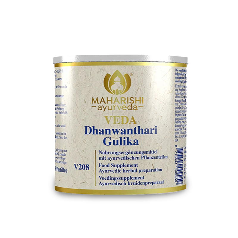 Dhanwanthari Gulika V208 – Ayurveda Nahrungsergänzung mit Kräutern