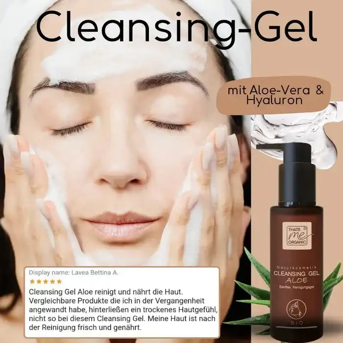 BIO-Cleansing Gel - sanftes Abschmink + Reinigungsgel mit Anti Aging Effekt 100ml