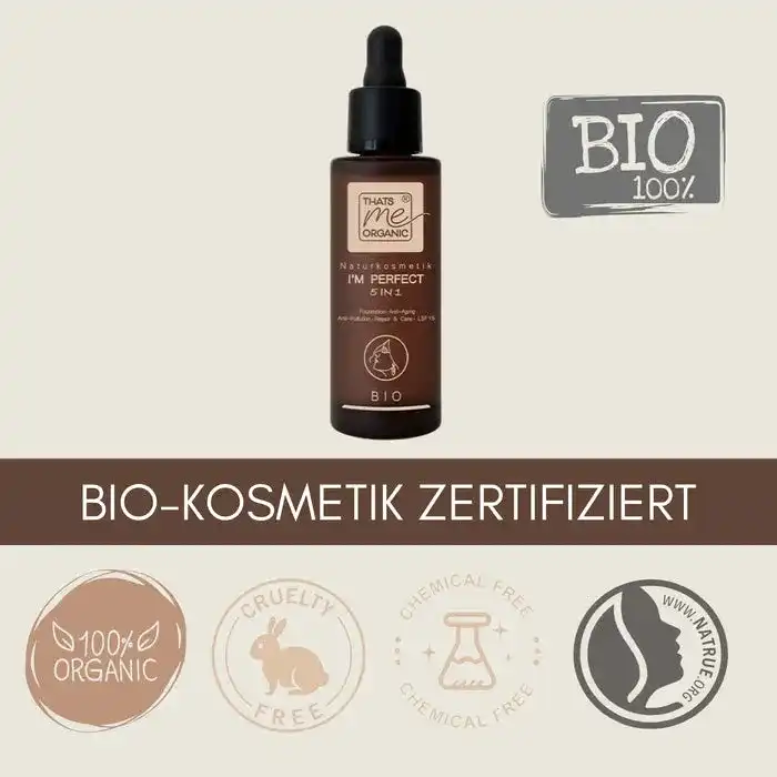 BIO-Foundation Serum I´M PERFECT 5in1 LSF15 - 30ml (ohne Titandioxid)