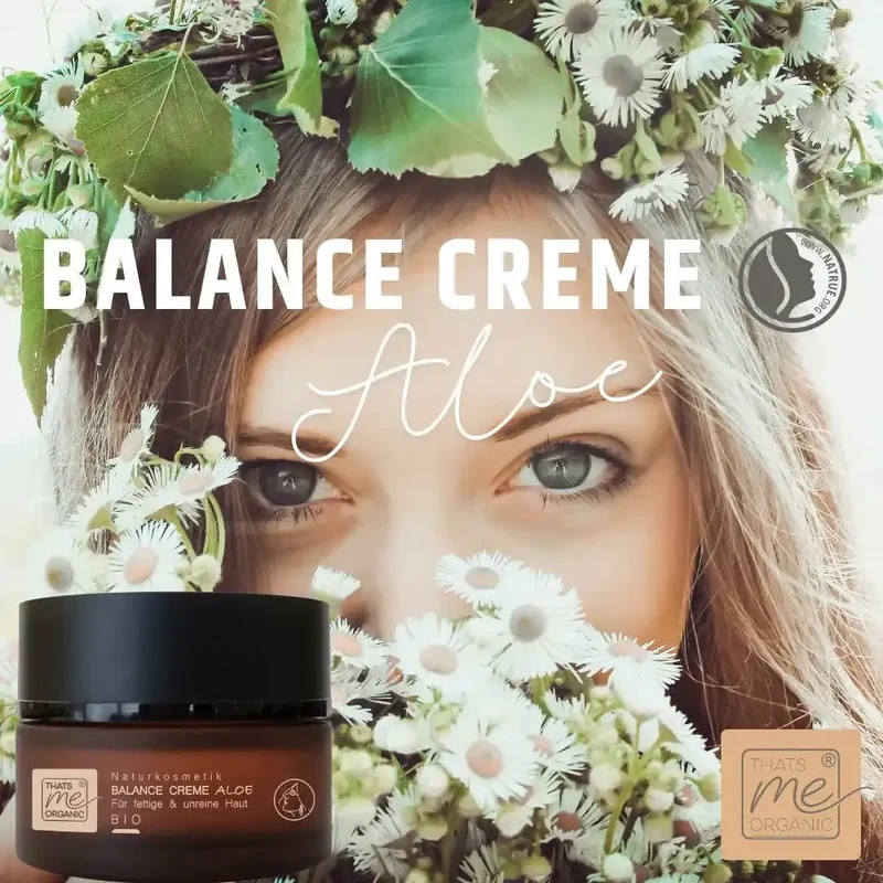 BALANCE-CREME Aloe für fettige & unreine Haut 50ml BIO-Naturkosmetik