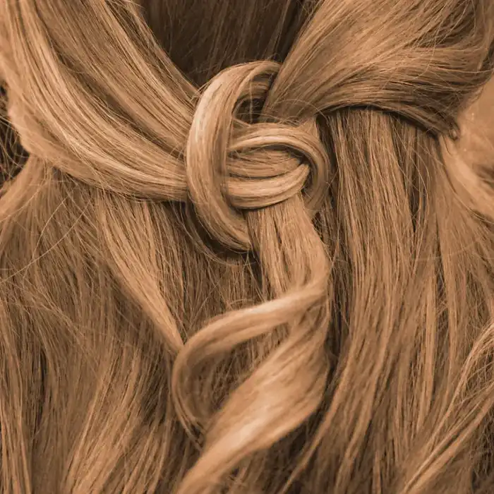 Profi-Pflanzenhaarfarbe SET "warmes dunkles Sahara Blond - warm dark Sahara blond"