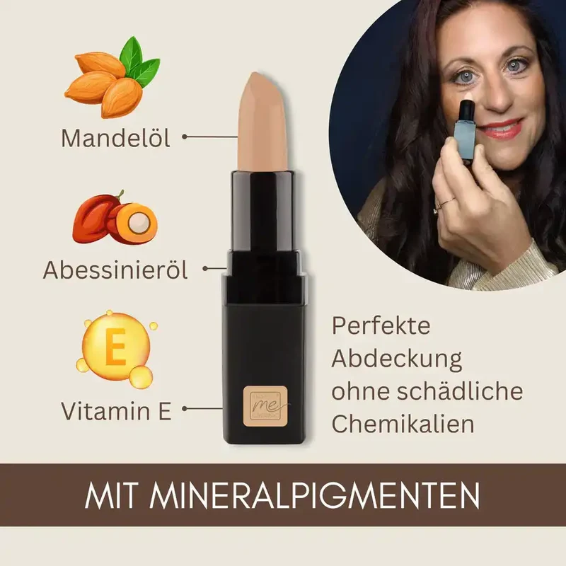 Bio-Concealer | natürlich, vegan + effektiv – für Makellose Haut in 2 Nuancen