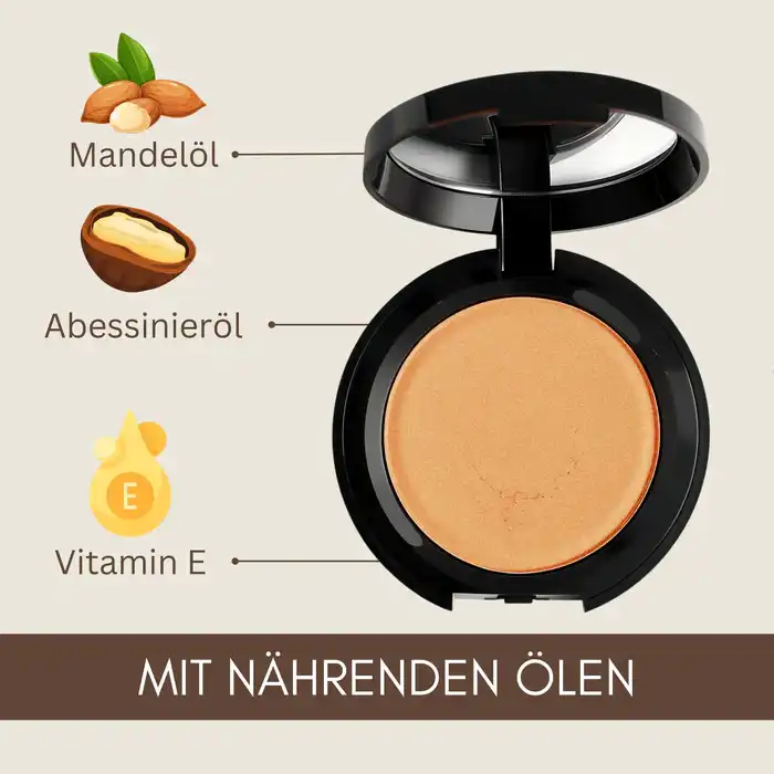 Bio-Powder – mattierendes, vegan + chemiefreies Make-up für jeden Hauttyp