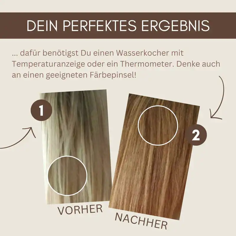 Profi-Pflanzenhaarfarbe warmes Hell-Blond "warm light blond"