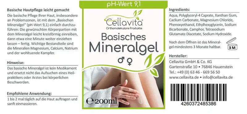 Basisches Mineralgel 200ml