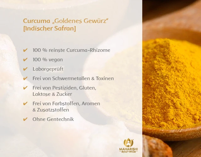 Curcuma Natural Super Herb – Curcuma Nahrungsergänzung, Ayurveda Kräuter