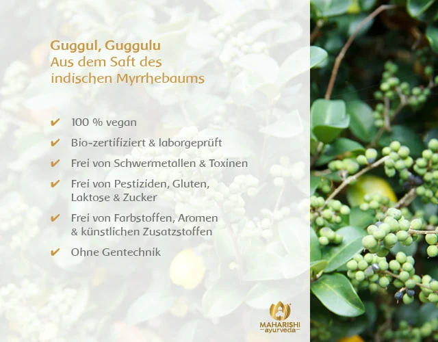 Guggul Natural Super Herb – Guggul Nahrungsergänzung, Ayurveda Kräuter