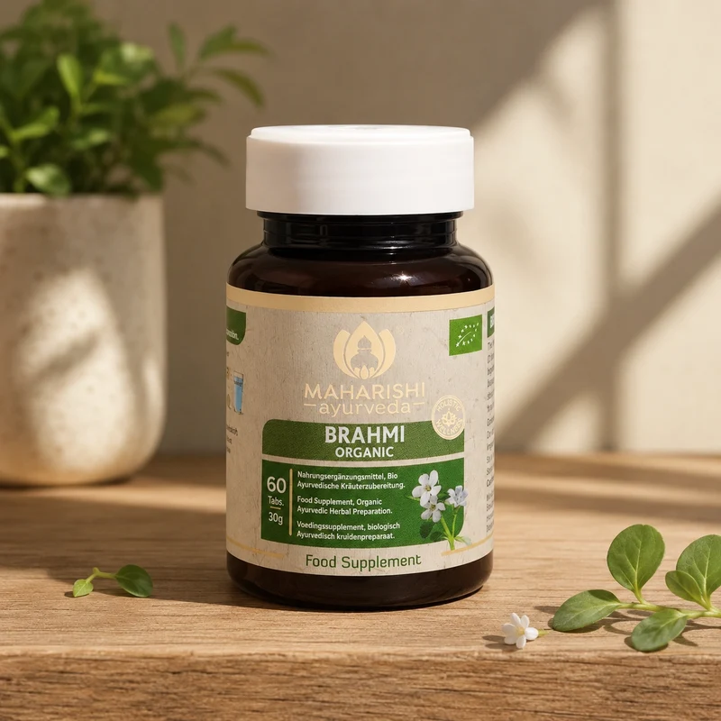 Brahmi Bio Super Herb – Brahmi Nahrungsergänzung, Bio Ayurveda Kräuter