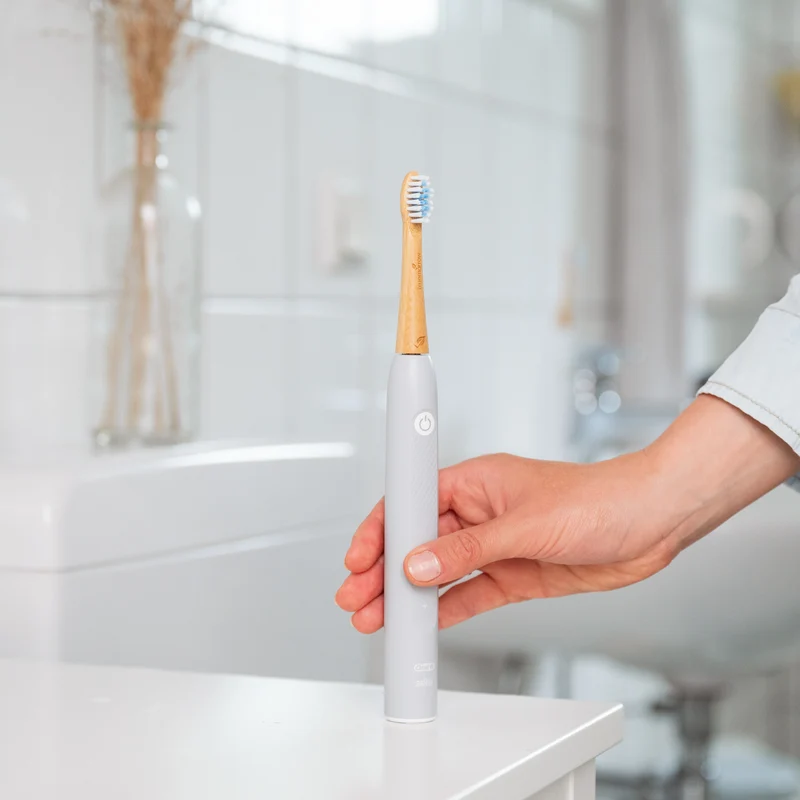 Aufsteckbürsten aus Bambus für Oral-B Pulsonic Schallzahnbürsten