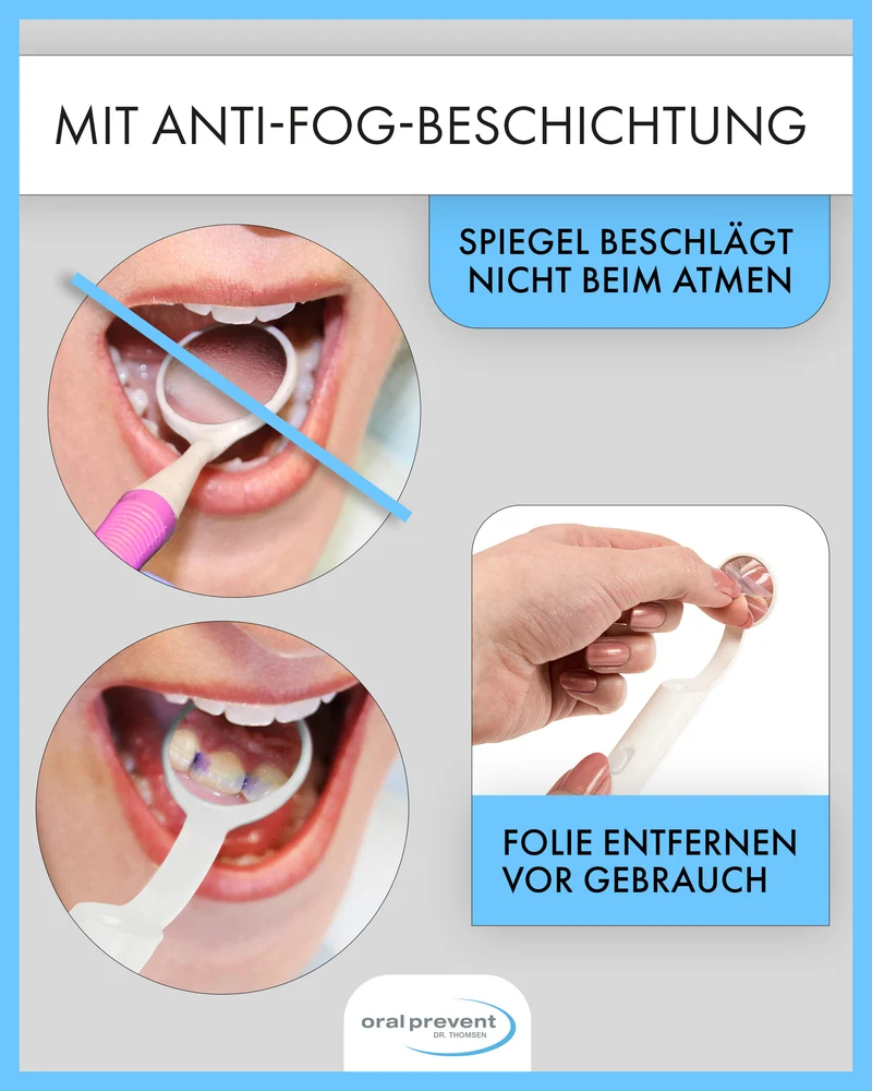 Plaque-Detektiv Starter-Set I Erkenne deine Schwachstellen beim Zähneputzen I Gib Karies und Parodontitis keine Chance