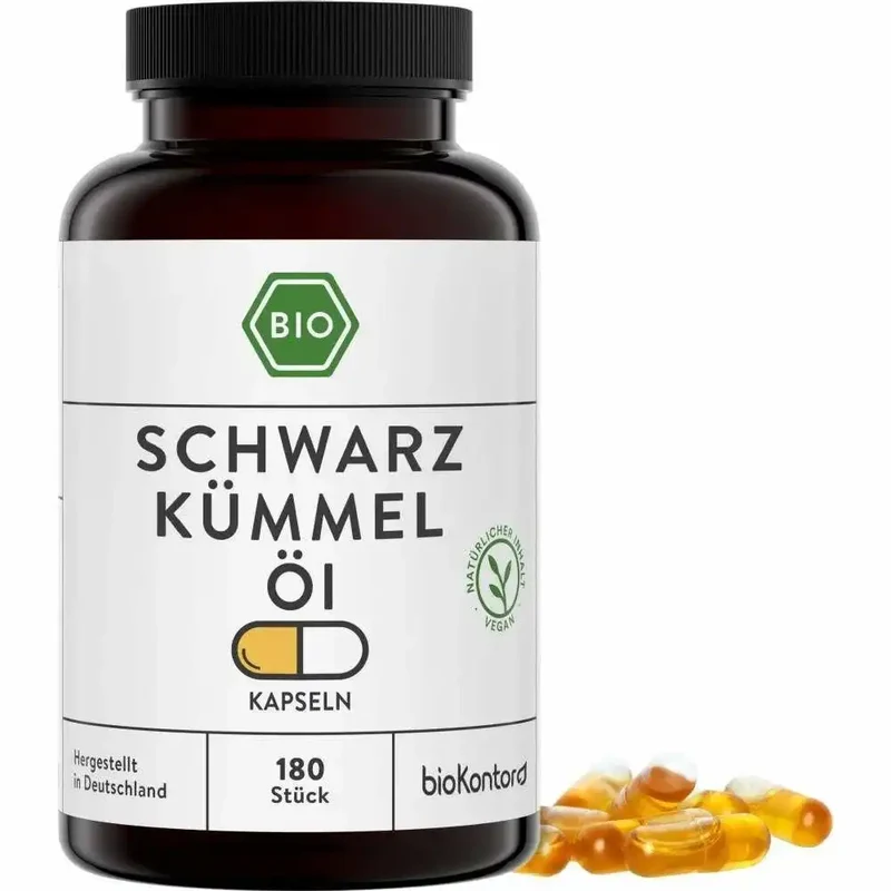 Bio Schwarzkümmelöl Kapseln