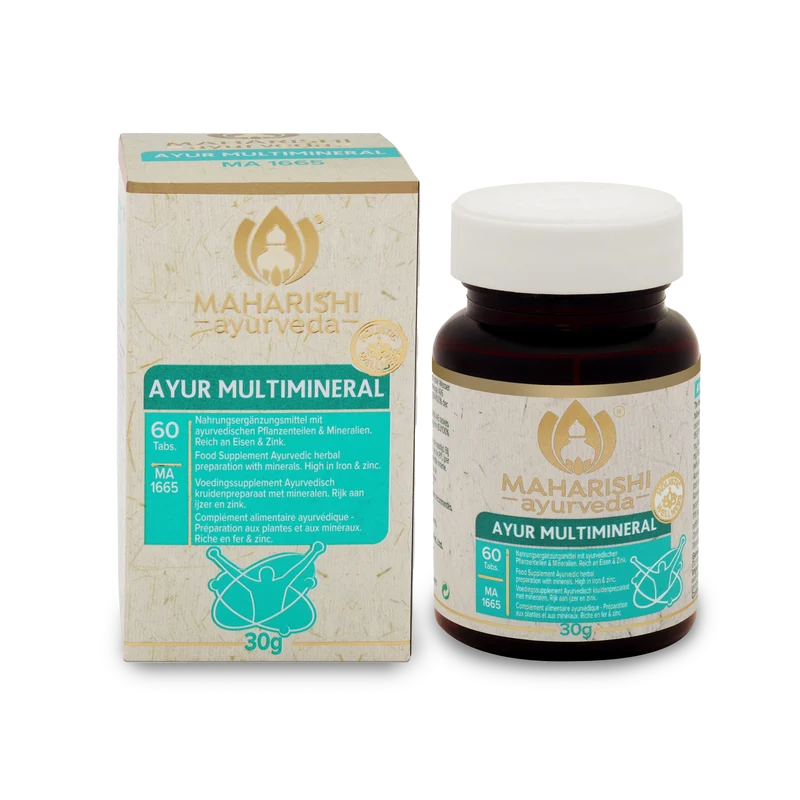 Ayur Multimineral MA 1665 – Ayurveda Nahrungsergänzung, Eisen & Zink