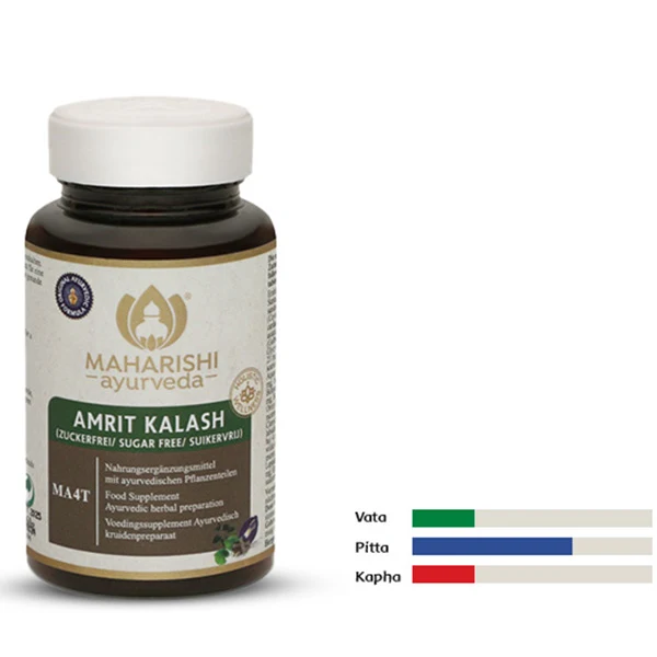 Amrit Kalash MA 4T Kräutertabletten – Zuckerfrei, Ayurveda Ergänzung