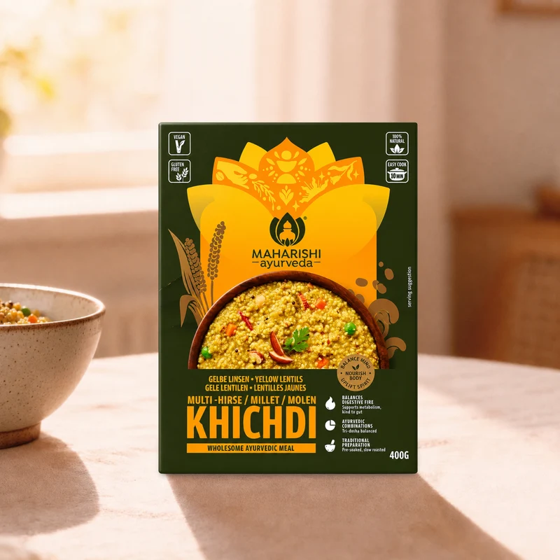 Gelbe Linsen –Multi-Hirse Khichdi