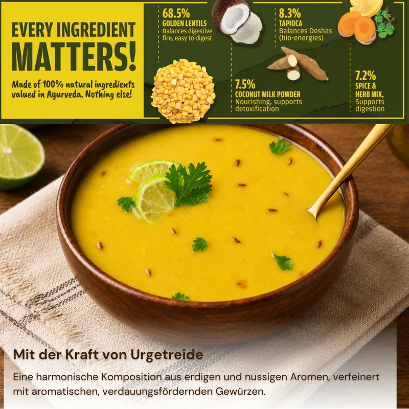 Goldene Linsensuppe