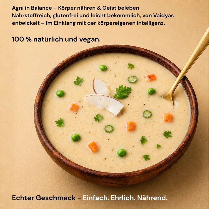 Kokosnuss- Gemüsesuppe