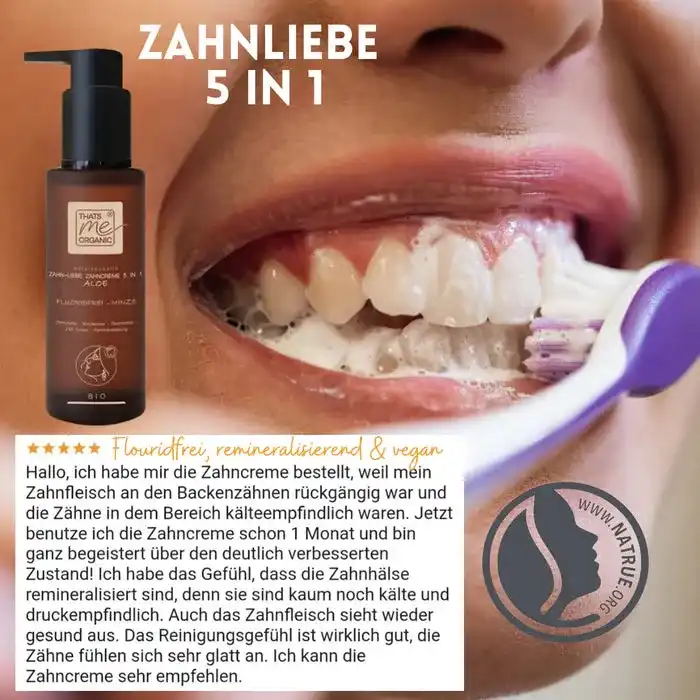 Bio-Zahncreme Zahn-Liebe 5 in 1 Aloe 100ml- Fluoridfrei