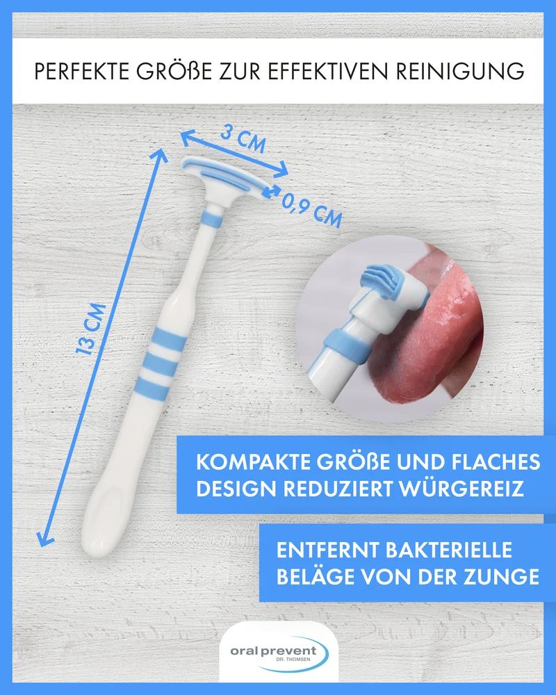 ORAL PREVENT Zungenreiniger - Zungenbelag und Mundgeruch adé