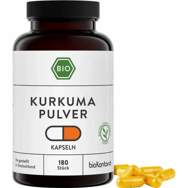Bio Kurkuma 180 Kapseln