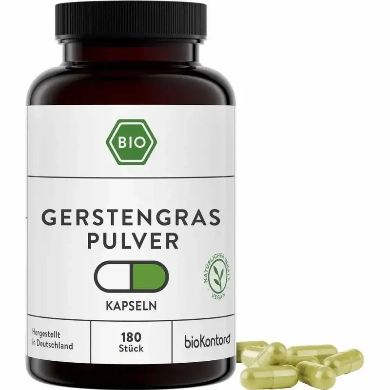 Bio Gerstengraspulver 180 Kapseln